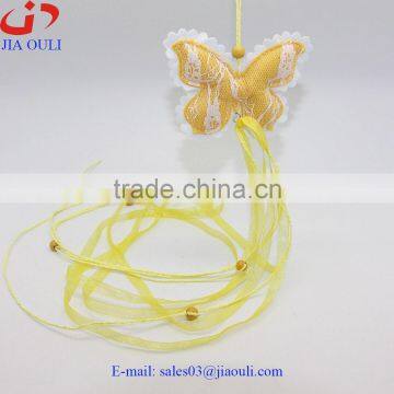 Hot sale Easter decoration non-woven easter butterfly hanging decorations