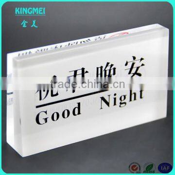 KM-GP97 Custom Square Crystal no Smoking Sign for Hotel ,KTV photo-6