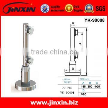 304 Inox Glass Door Hardware Fitting