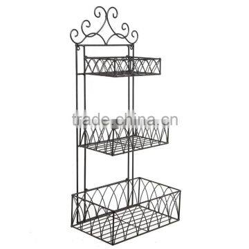 Bathroom Shower Shampoo Rack /shelf With Single Towel Bar photo-2