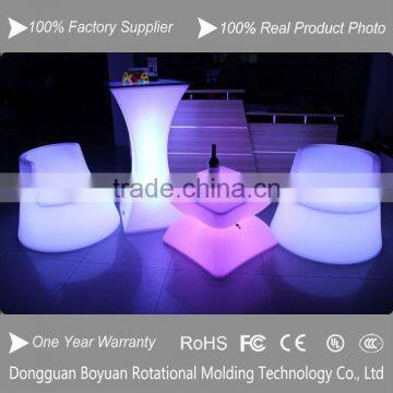 Custom Plastic LED Cocktail Table for Wedding Decoration