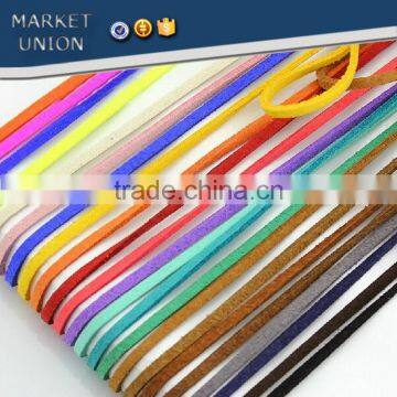 Jewelry Accessories Flocking Velvet Flat Leather Cord for Bracelet DIY Rope photo-3