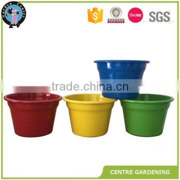 Seamless Integrated Cheap Mini Bright Color Metal Garden Pot Planter