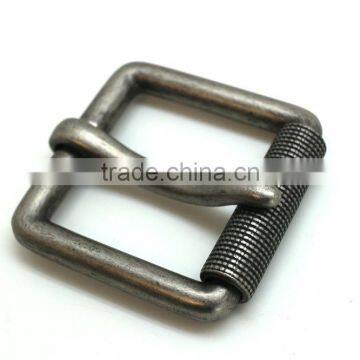 1-1/2" Standard Leather Belt Buckl, Zinc Alloy Material Buckle With Roller, Antique Nickel Belt Buckle photo-3