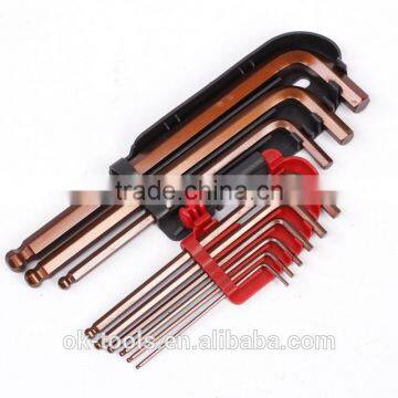 Ok-Tools 9pcs Ball Point Long Hex Key Set S.A.E photo-2