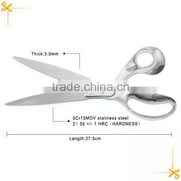 11 Inches Full Stainless Steel 5Cr15 MOV Tailoring Scissors photo-5