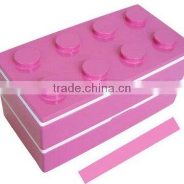 Japanese Food Container Children's Lunch LEGO Type Bento photo-3