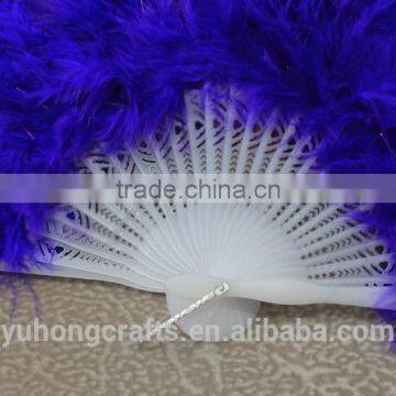 Hot Selling Plastic Turkey Feather Fan photo-3
