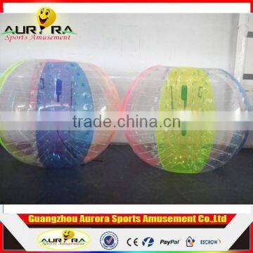 Factory directly children adult soccer bubble ball inflatable soccer glass bubble ball