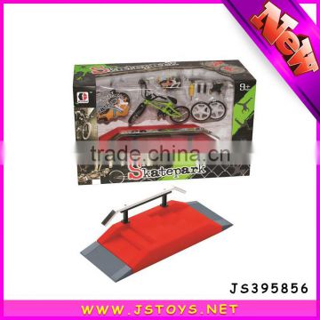 new arrival diecast bike finger bike with skatepark