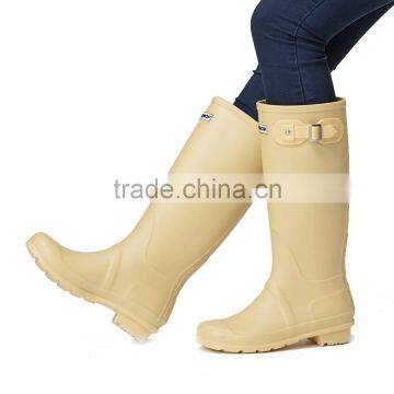 Dripdrop Waterproof Knee High Tall Europe Style Slim Colorful High Quality Women Gumboots Rain Boots photo-2