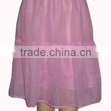 Fashionable polyester skirts