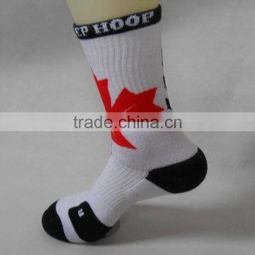 3D digital photo print design Elite Basketball Socks men