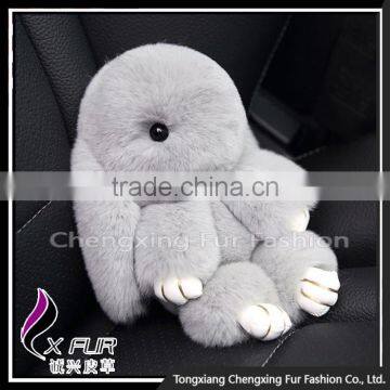 CX-R-10 Genuine Rabbit Fur/Rabbit Toy Fancy Promotion Custom Key Chain photo-4