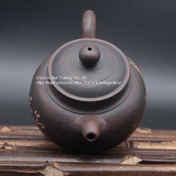180ml Vintage Teapot Nixing Pottery Antique Tea Pots Pure Handmade Tea Set photo-2