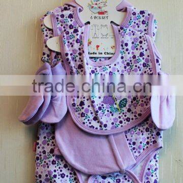 Wholesale New Born Winter Clothing Set Lovely Knitted 6 Pcs Clothing Set 6TB1-59 photo-2