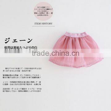 S16263A Korean Style Kids Girl Lace Gauze Tutu Skirt Fluffy Skirt photo-4