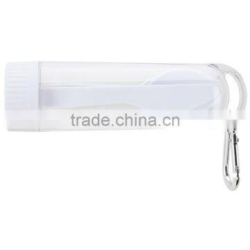 Portable Cutlery Set - Includes Fork, Knife and Spoon in Transparent Storage Case With Handy Aluminum Carabiner photo-6