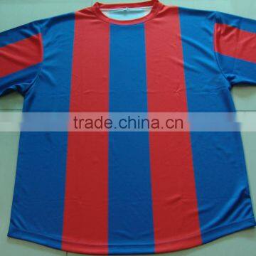 Sublimation New High Quality Yellow and Red Soccer Jersey