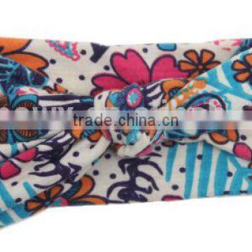100% Cotton Fabric Printed Kids Girl Headband