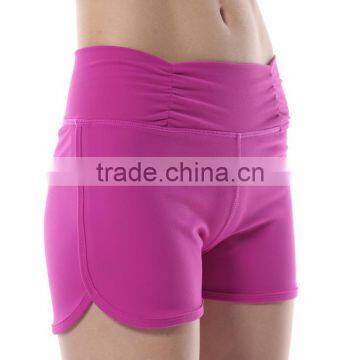 High Quality Women Gym Shorts Custom Fitness Yoga Pants in Guangzhou Manufacturer photo-4