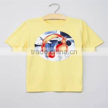 Men blouse design round neck printed patterns short sleeve t-shirt for OEM