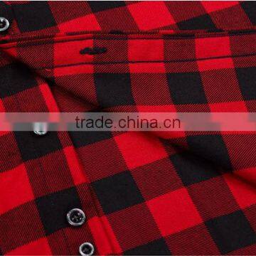 2016 Newest Winter Autumn Cotton Plaid Shirt Men's Dress Shirt Flannel Shirt Wholesale Bulk photo-4