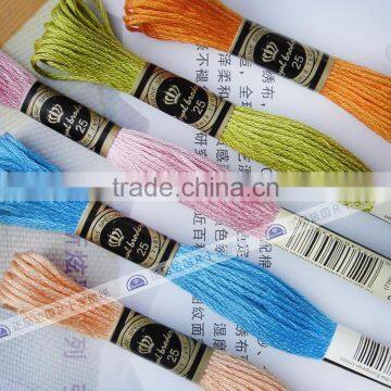 100% Similar DMC 447 Cotton Thread,cross Stitch,cotton Thread,skein photo-4