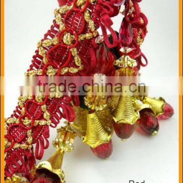 Factory Store High Quality Classic Glass Beaded Fringe