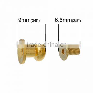 Wholesale Round Gold Plated Copper Jewelry Wooden Box Pull Handle Knobs photo-3