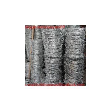 Galvanized / pvc coated single strand barbed wire