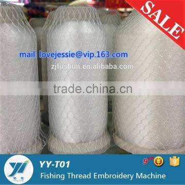 sewing thread wholesale fishing thread/cording thread/ white thread transparent thread for embroidery machine