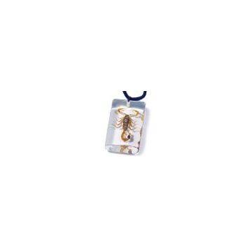 Supply Real Insect Amber Necklace (souvenir ,novelties,gift promotion,resin craft)