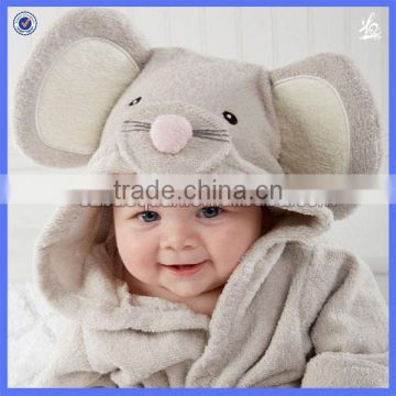 Hot selling animal design toddler bathrobes