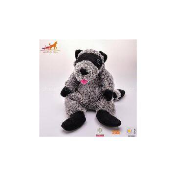 Stuffing Free Dog Toys Plush Raccoon Dog Toy