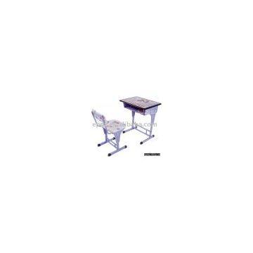 single kid's school desk and chair,student desk and chair,school furniture