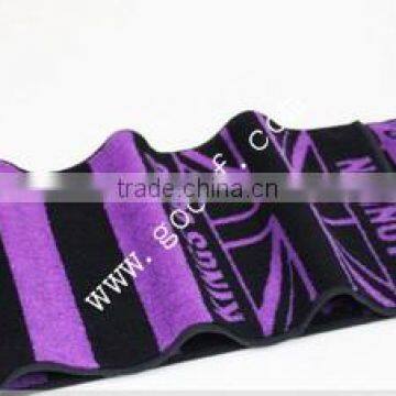 100% cotton yarn dyed jacquard fitness towel