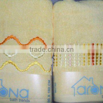 Embroidered CottonTowels sets