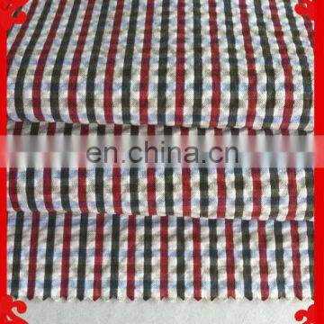 2014 fashion latest new Italy design pattern stripe cotton cvc t/c seersucker stripe fabrics for shirt