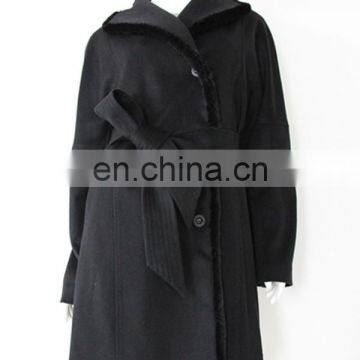 oem women's clothing wholesale cashmere coat fashion women coat model