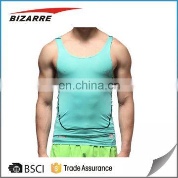 Wuhan Bizarre Sports Factory direct sale OEM cool men tank tops wholesale gym vest