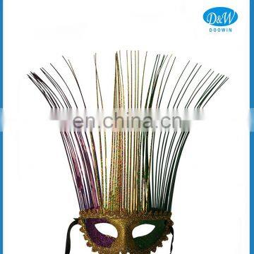 Venetian laser paper mask/Half face lace mask/Masquerade glitter mask