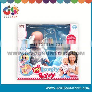 Hot lovely 17" mini baby pee doll playset doll toy for sale