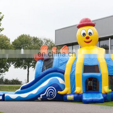 HI professional manufacturer octopus long water slide china, nimo big water slide with pool