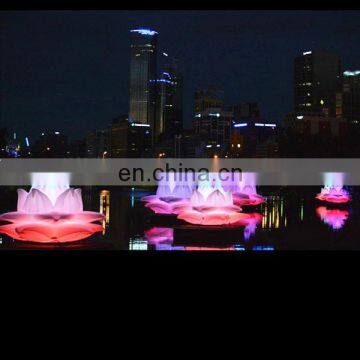 inflatable lotus floating on water for events decoration