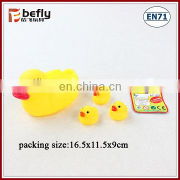 Low price yellow duck roto casting vinyl toy for baby