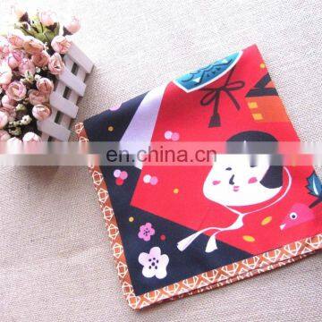 100% Cotton Handkerchief with Fashion Pattern custom logo