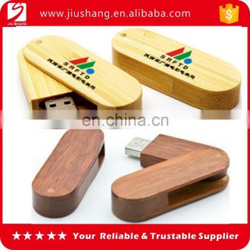 High quality wooden usb flash drive with custom printing