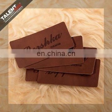 fashion denim PU leather labels