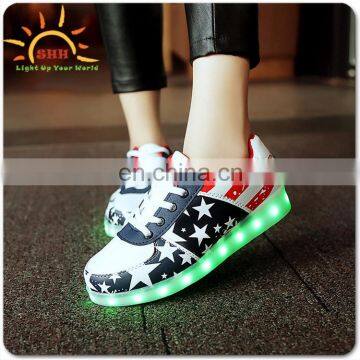 led dance shoes lighting New product for dance kids light blinking sneakers